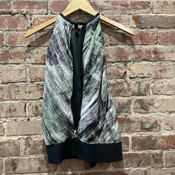 Robert Rodriguez Black Beaded Open Back Silk Top Size 2 - Picture 5 of 6